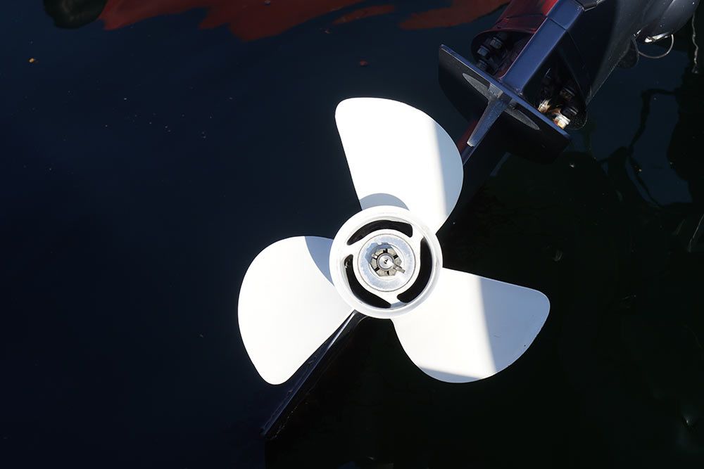 Propeller Außenbordmotor